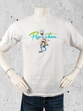 Primitive Apparel T Shirt Size Medium Rick & Morty Edition Tee Adult Swim